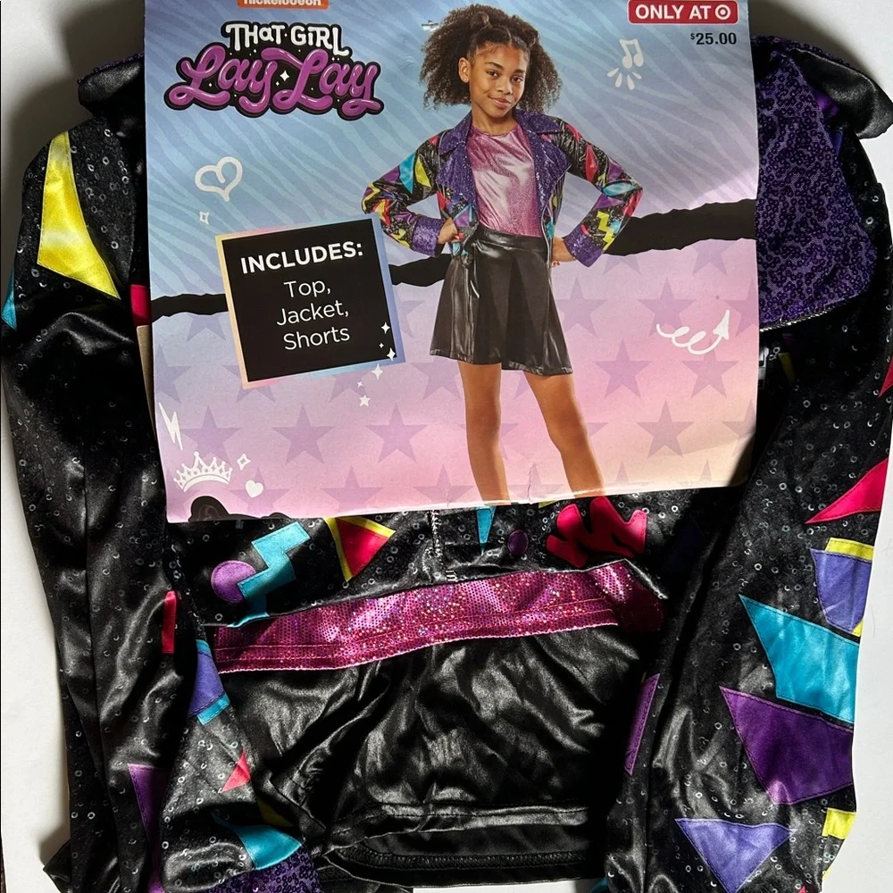 Kids Costume Set - Black, Purple, Blue